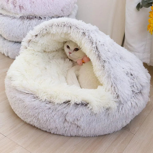 Super Comfy Plush Cat Bed